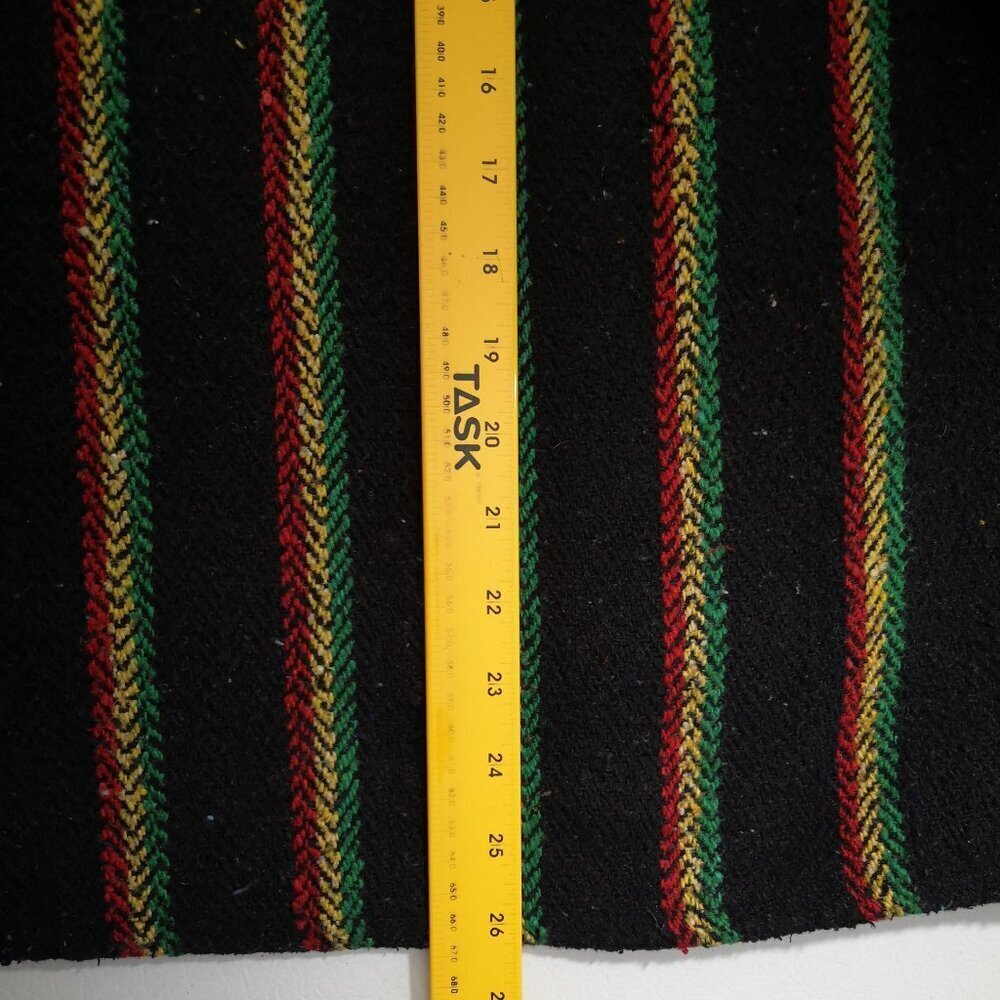 Earth Ragz Baja Men's Size Large Black with Jamaican Colors Hoodie - Picture 10 of 10